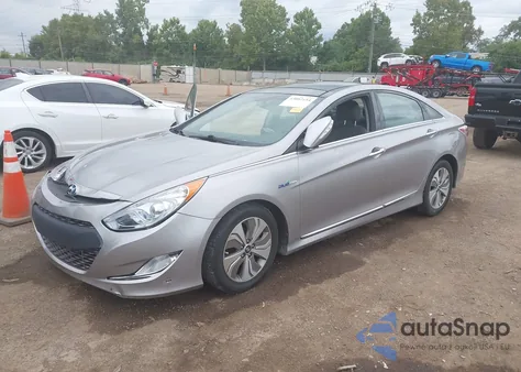 2013 Hyundai Sonata Hybrid Limited z USA, uszkodzony, nr VIN KMHEC4A47DA067518